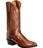 T3097.R4 Men's Lucchese Antique Brown Lone Star Calf Leather Cow